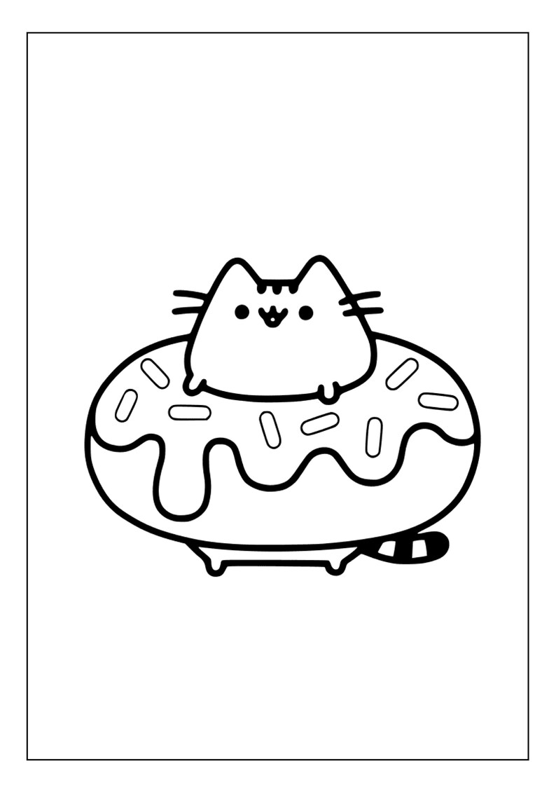 39 Printable Cute Kawaii Food Coloring Pages 16