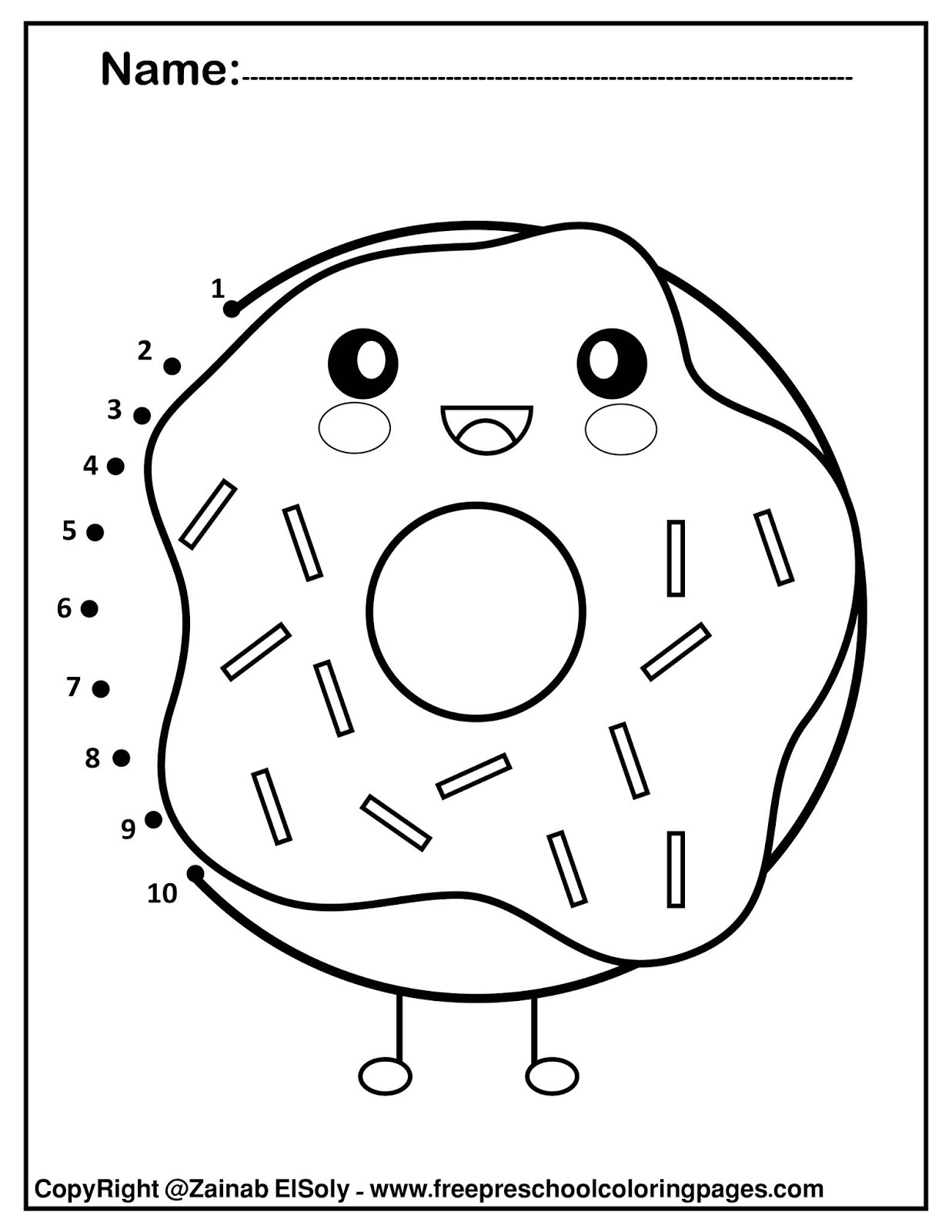 39 Printable Cute Kawaii Food Coloring Pages 18