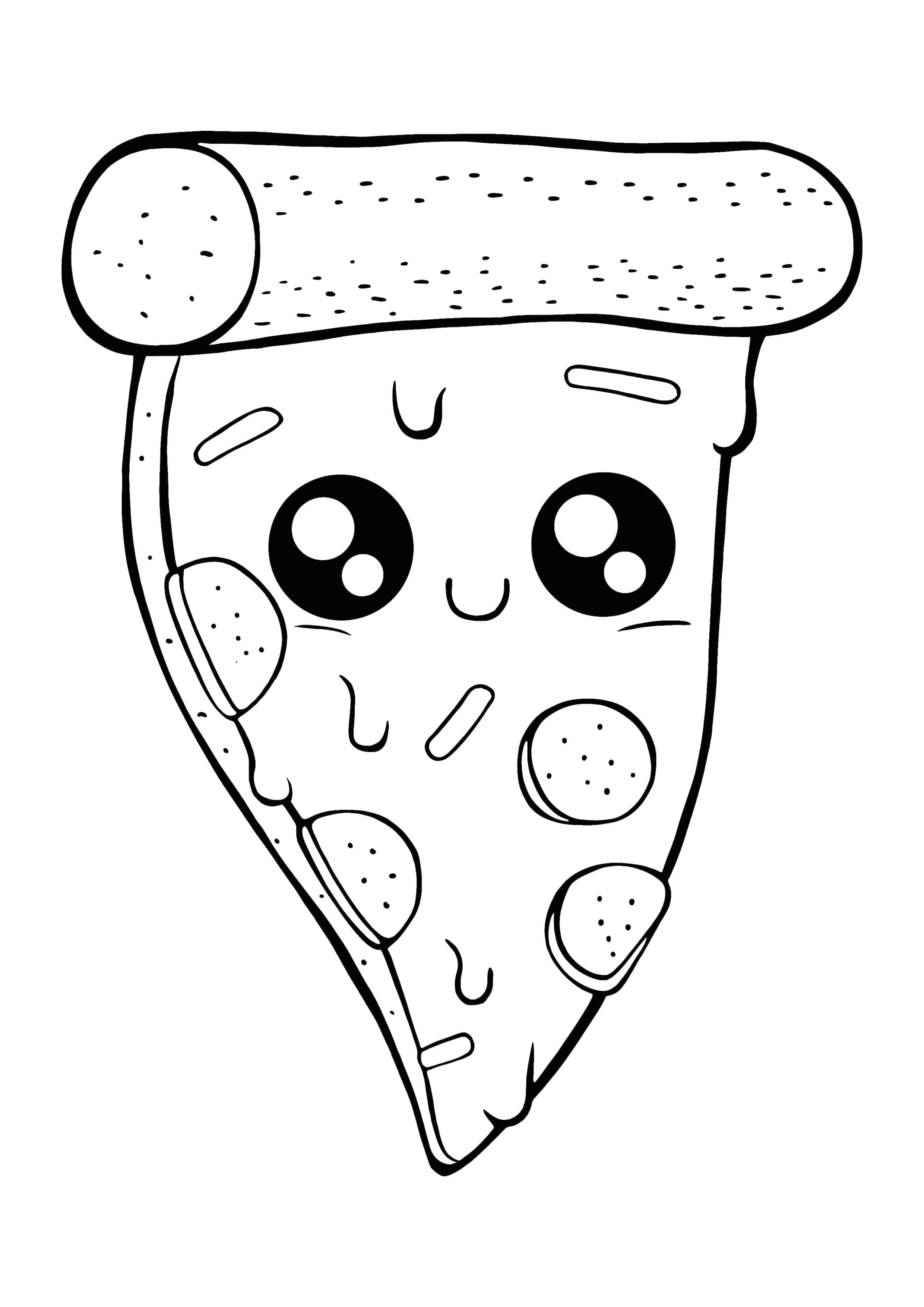 39 Printable Cute Kawaii Food Coloring Pages 22