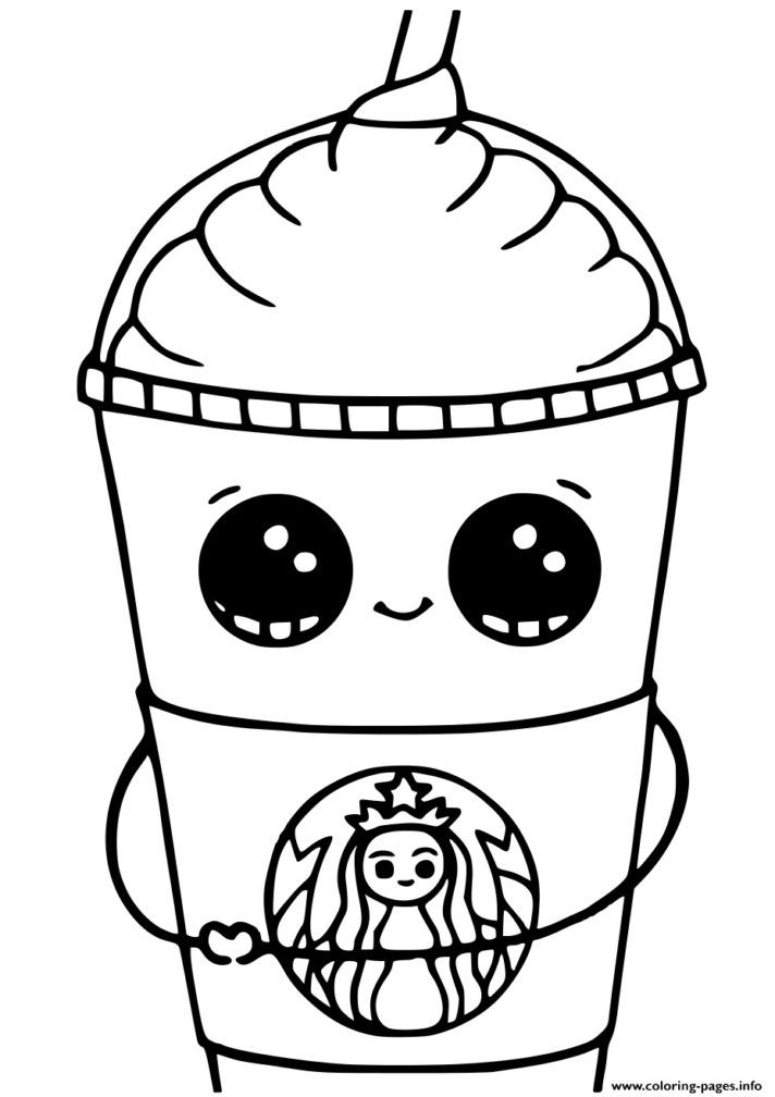 39 Printable Cute Kawaii Food Coloring Pages 35