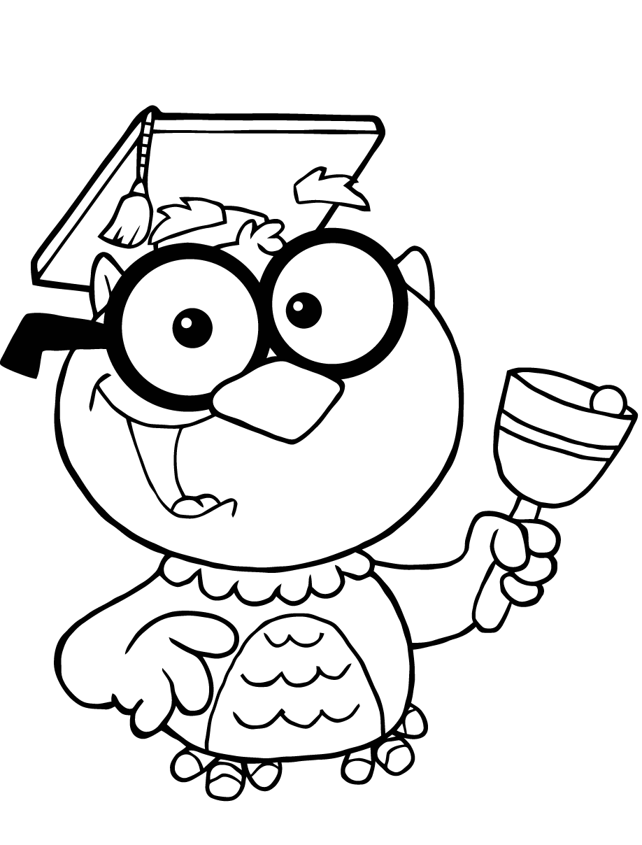 39 Proud Graduation Cap and Gown Coloring Pages Printable 15