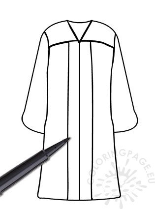 39 Proud Graduation Cap and Gown Coloring Pages Printable 29