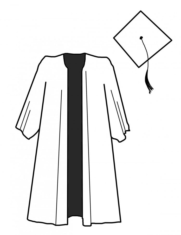 39 Proud Graduation Cap and Gown Coloring Pages Printable 7