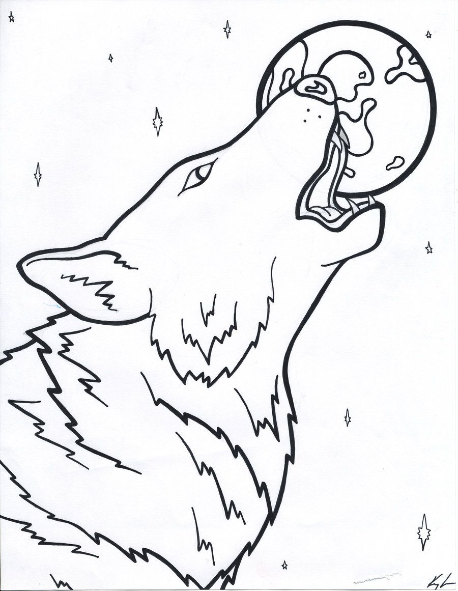 39 Spooky Werewolf Coloring Pages Printable 11