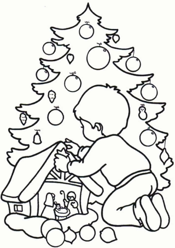 92 Stunning Christmas Coloring Pages Printable 18