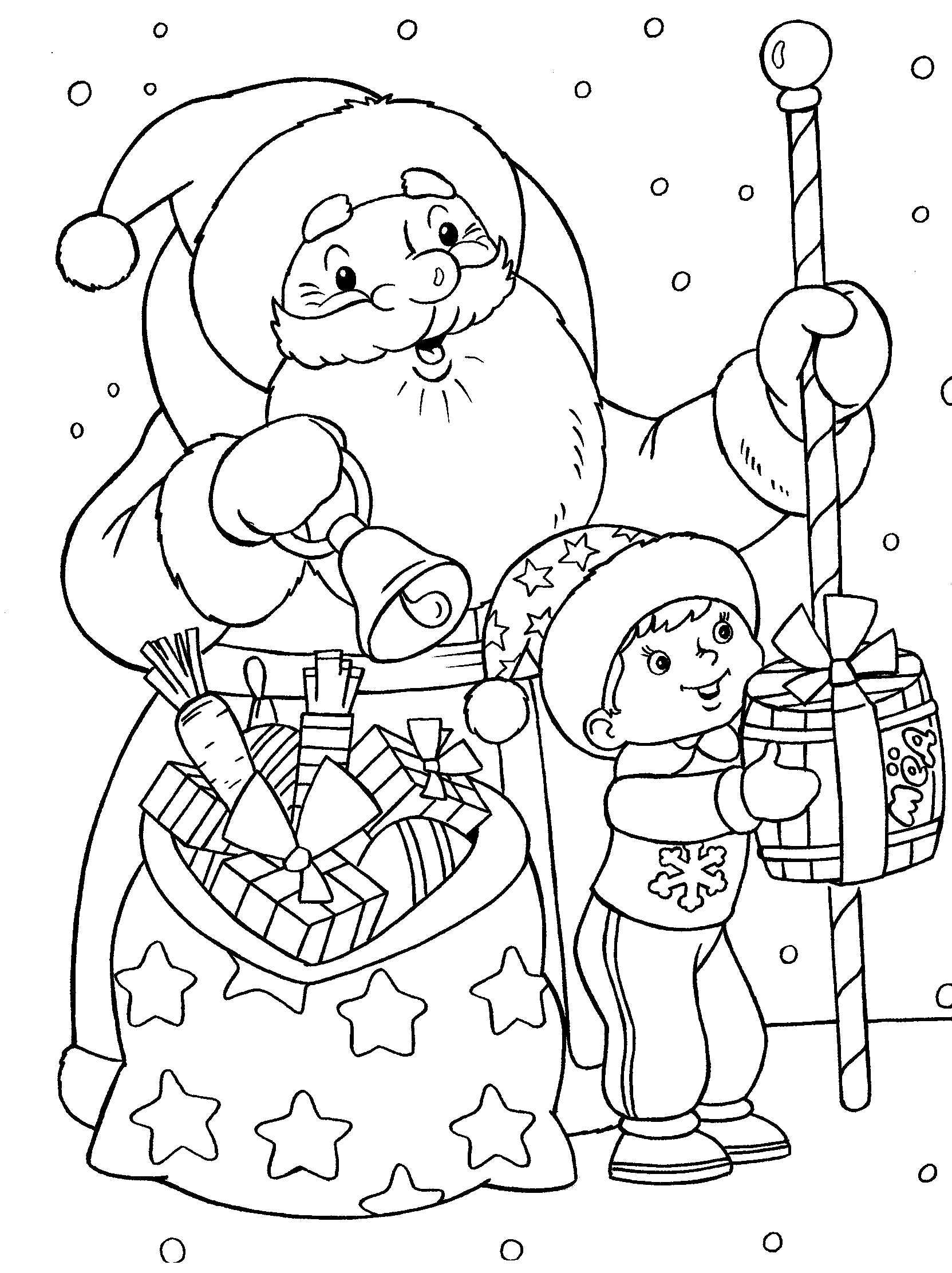 92 Stunning Christmas Coloring Pages Printable 19