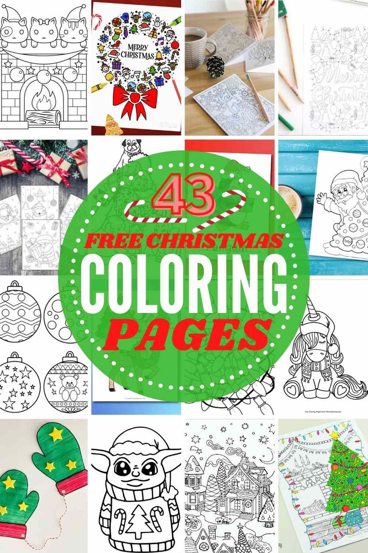 92 Stunning Christmas Coloring Pages Printable 2