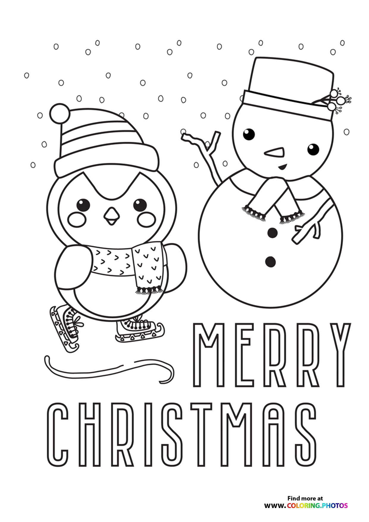 92 Stunning Christmas Coloring Pages Printable 22