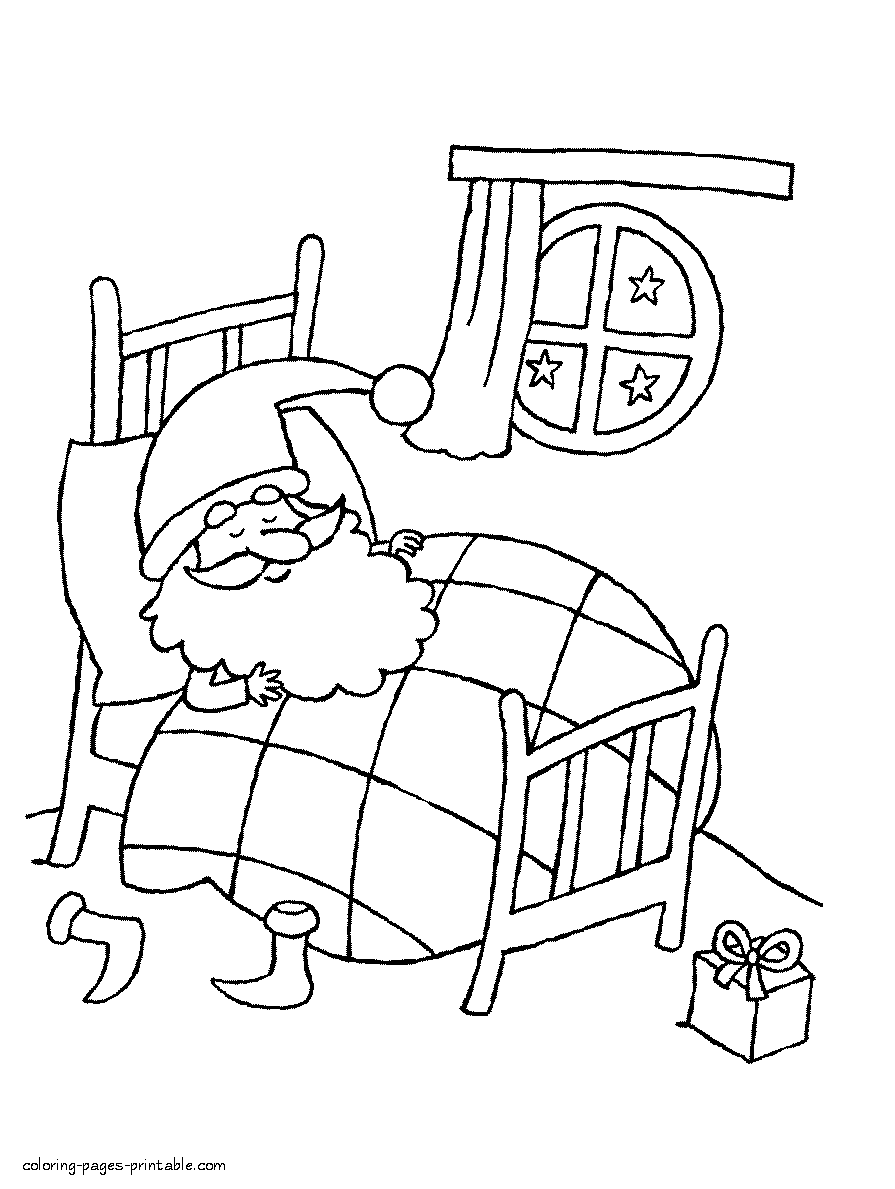 92 Stunning Christmas Coloring Pages Printable 23