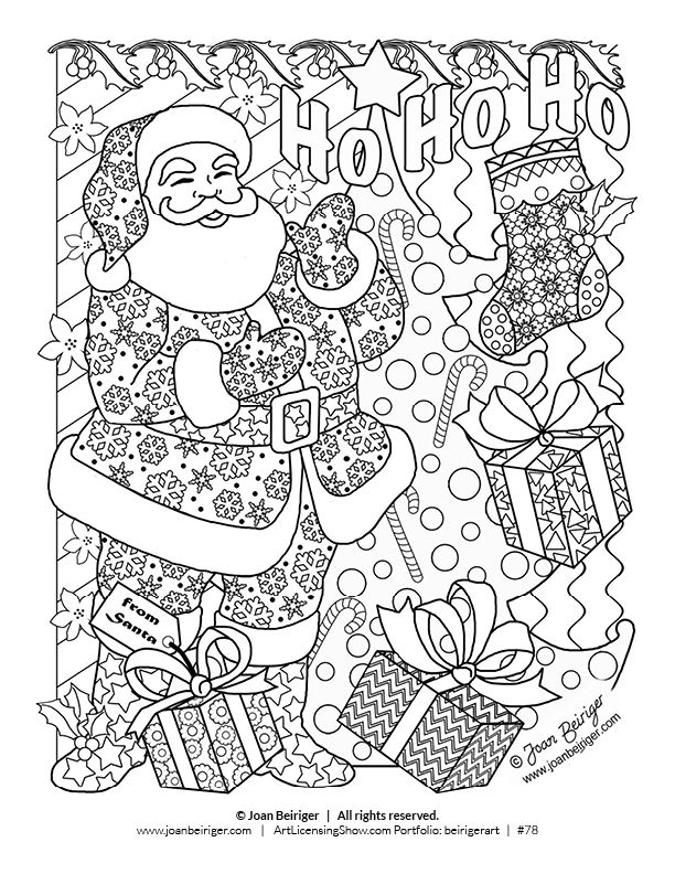 92 Stunning Christmas Coloring Pages Printable 25