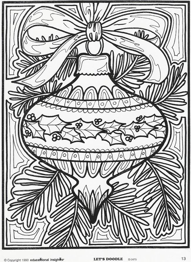 92 Stunning Christmas Coloring Pages Printable 32