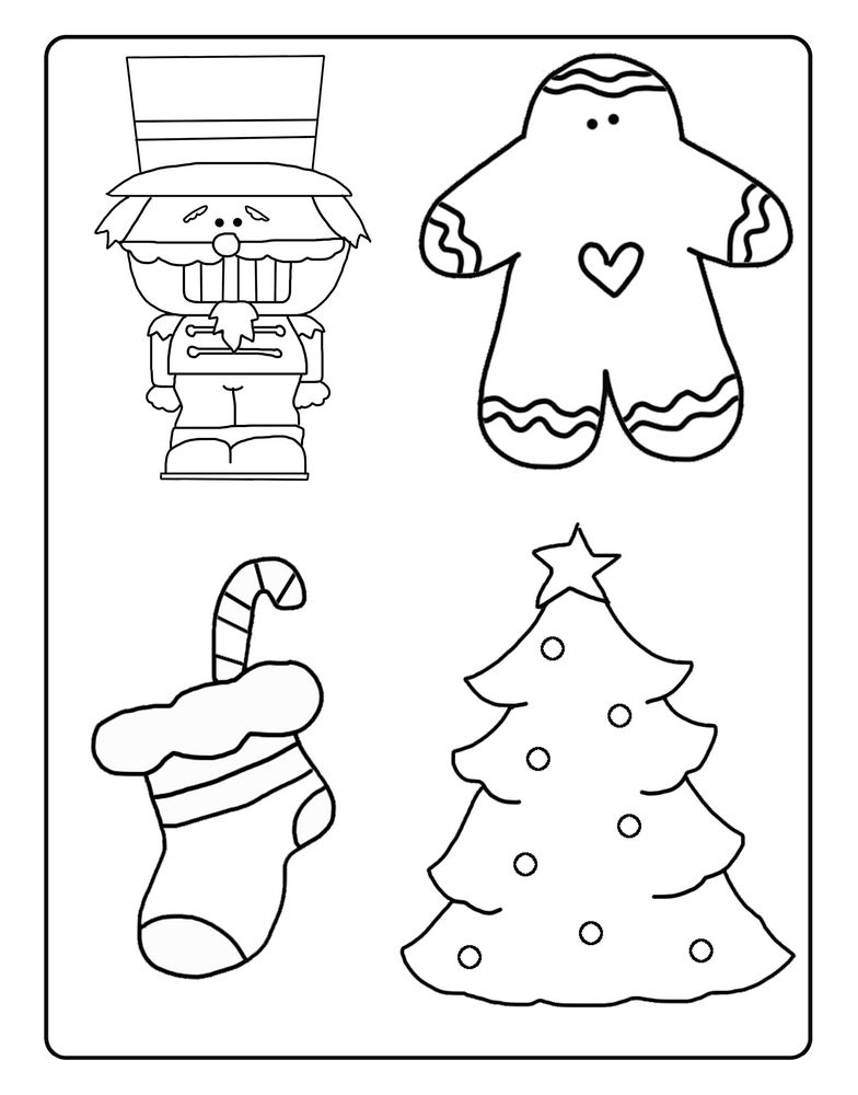 92 Stunning Christmas Coloring Pages Printable 6