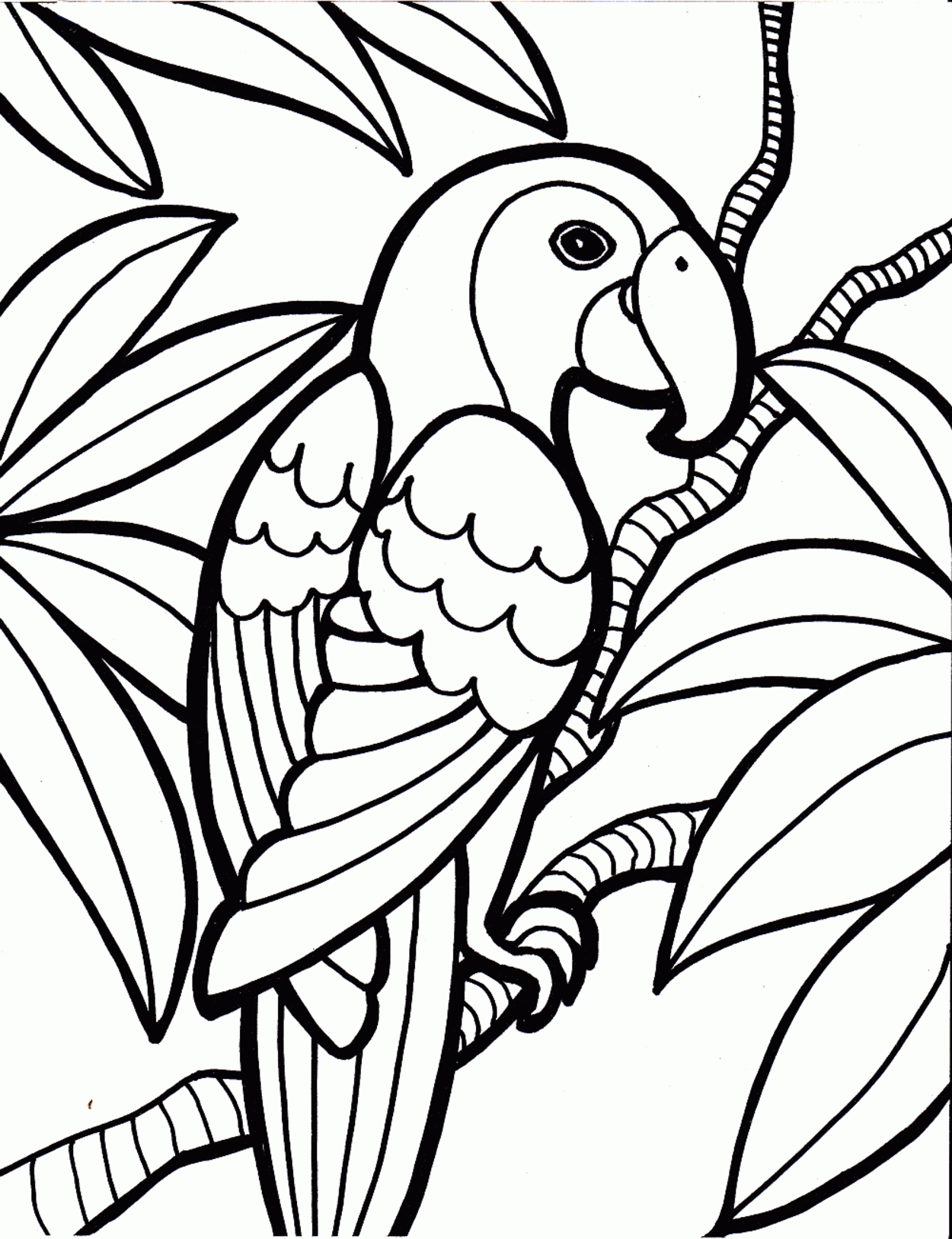 93 Tiki Coloring Pages Printable 20