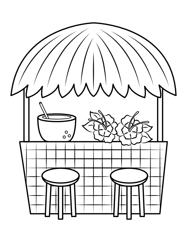 93 Tiki Coloring Pages Printable 34