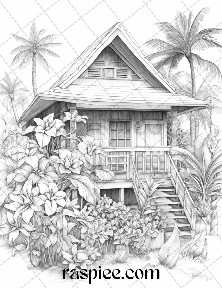 93 Tiki Coloring Pages Printable 46