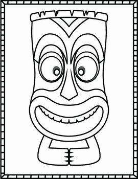 93 Tiki Coloring Pages Printable 51