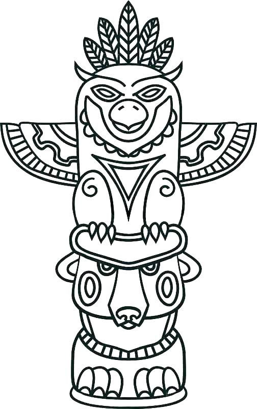 93 Tiki Coloring Pages Printable 86