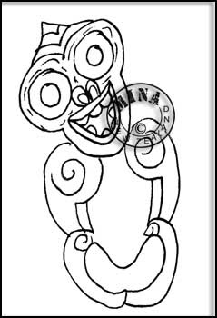 93 Tiki Coloring Pages Printable 87