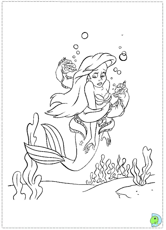 94 King Triton Coloring Page Printable 13