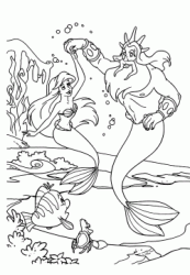 94 King Triton Coloring Page Printable 18