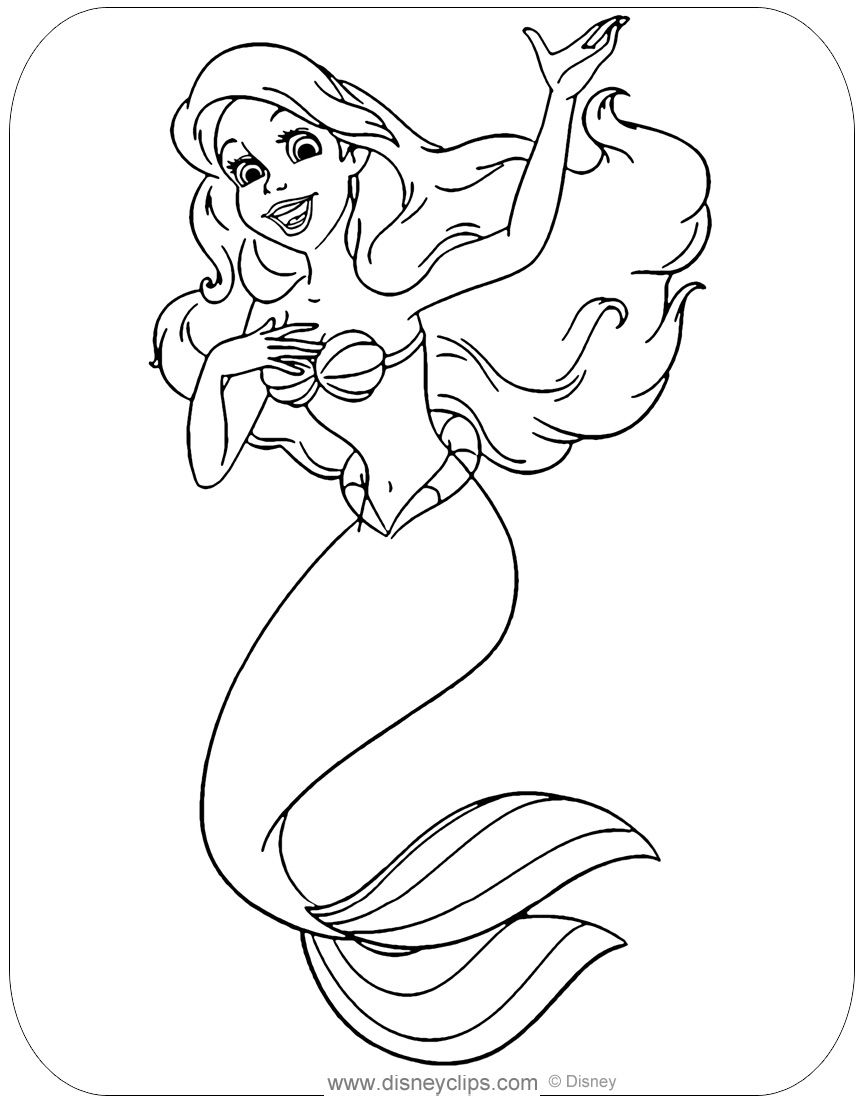 94 King Triton Coloring Page Printable 22