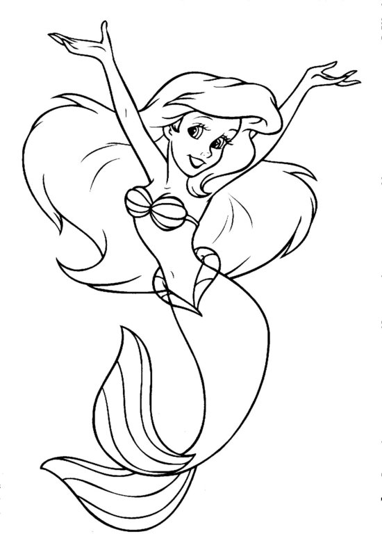 94 King Triton Coloring Page Printable 24