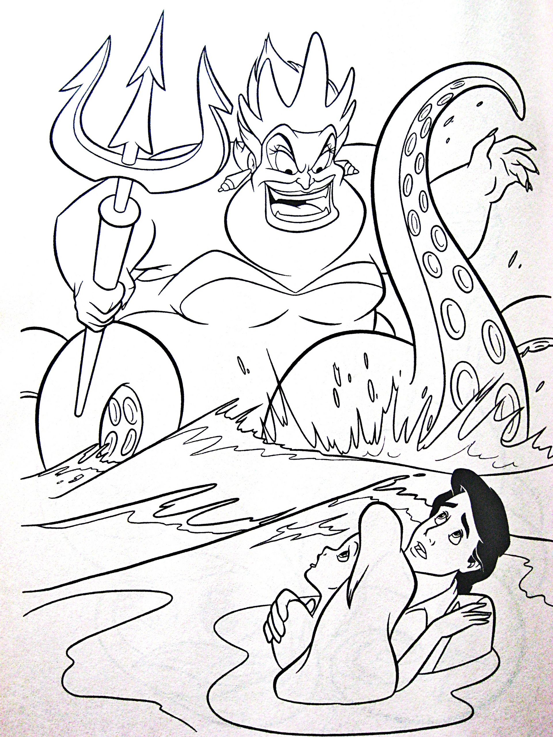 94 King Triton Coloring Page Printable 42