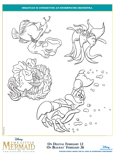 94 King Triton Coloring Page Printable 45