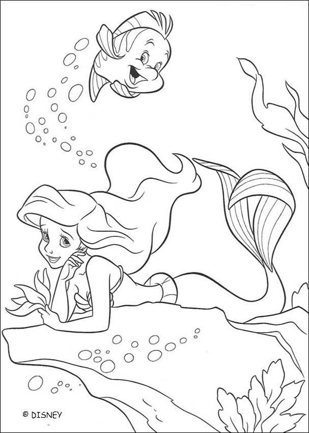 94 King Triton Coloring Page Printable 54