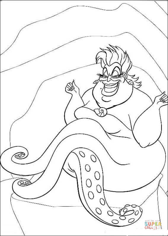 94 King Triton Coloring Page Printable 76