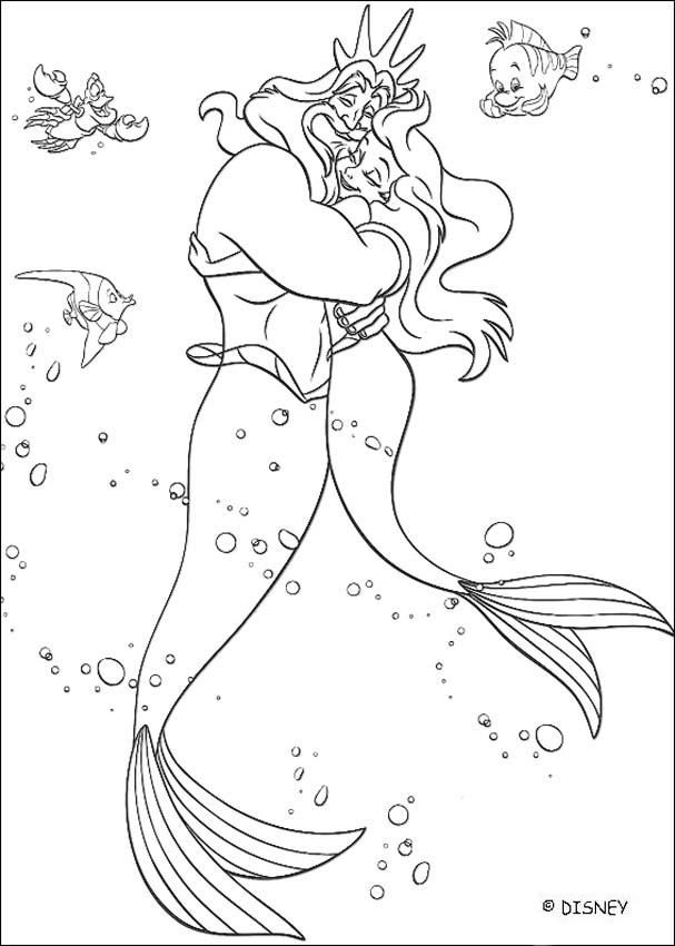 94 King Triton Coloring Page Printable 85