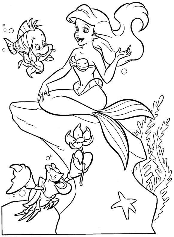 94 King Triton Coloring Page Printable 93