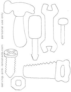 98 Tool Coloring Pages Printable 1