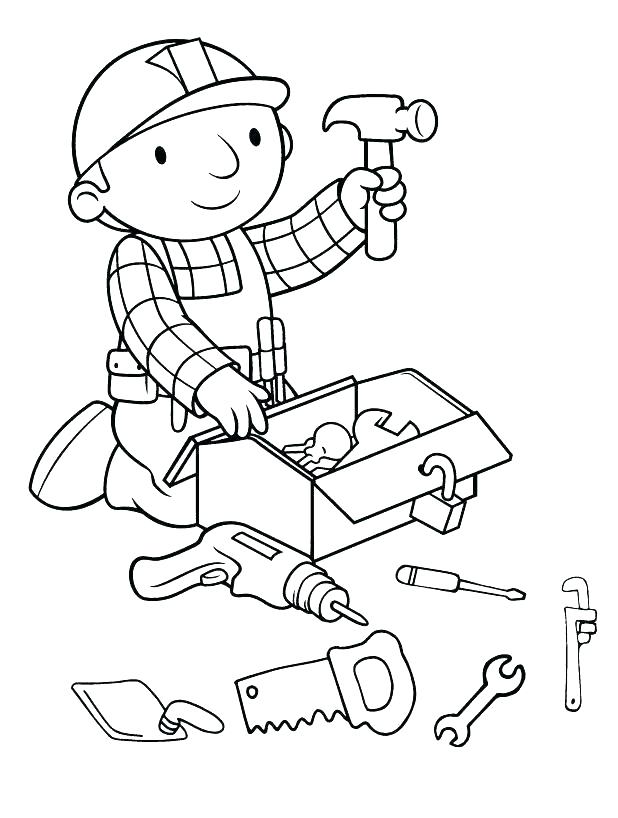 98 Tool Coloring Pages Printable 12