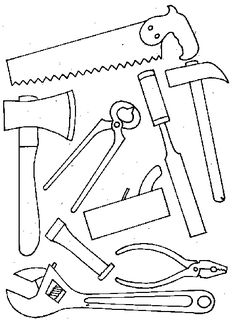 98 Tool Coloring Pages Printable 48