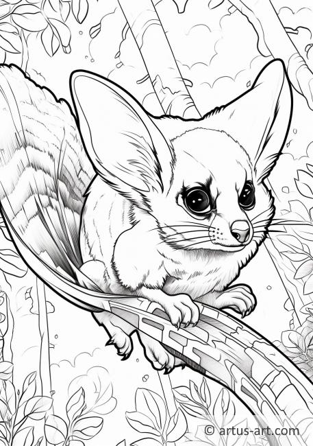 99 Sugar Glider Coloring Pages Printable 3