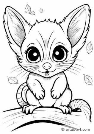 99 Sugar Glider Coloring Pages Printable 32