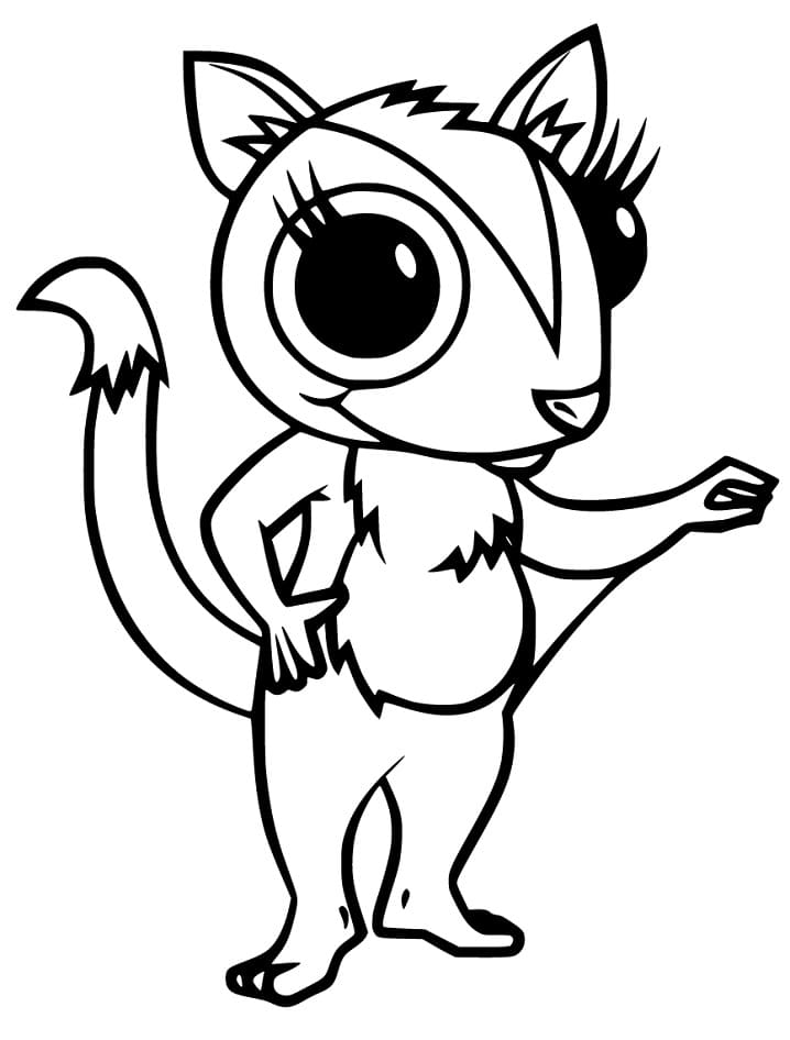 99 Sugar Glider Coloring Pages Printable 53