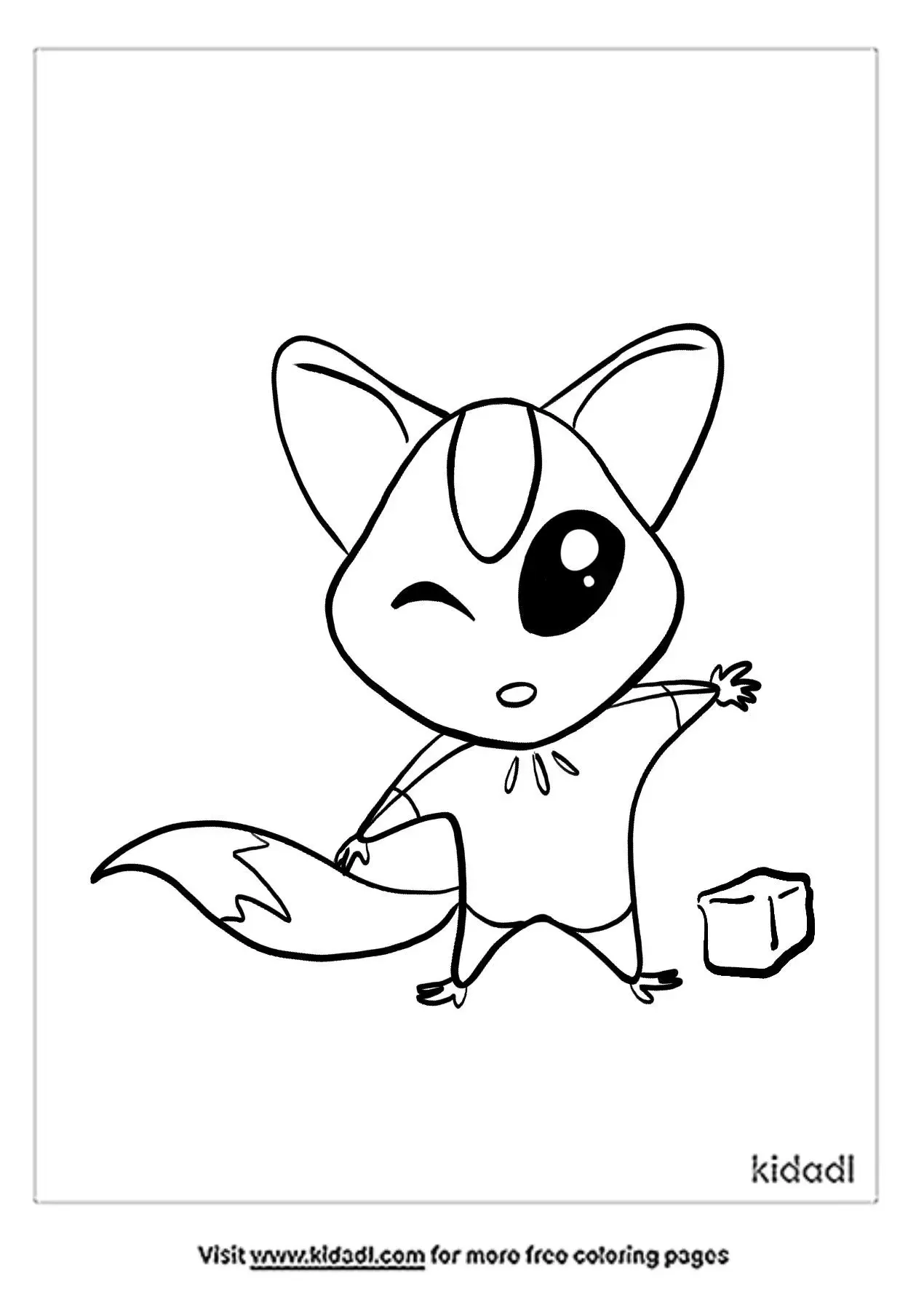 99 Sugar Glider Coloring Pages Printable 54