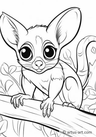 99 Sugar Glider Coloring Pages Printable 7