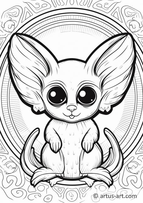 99 Sugar Glider Coloring Pages Printable 79