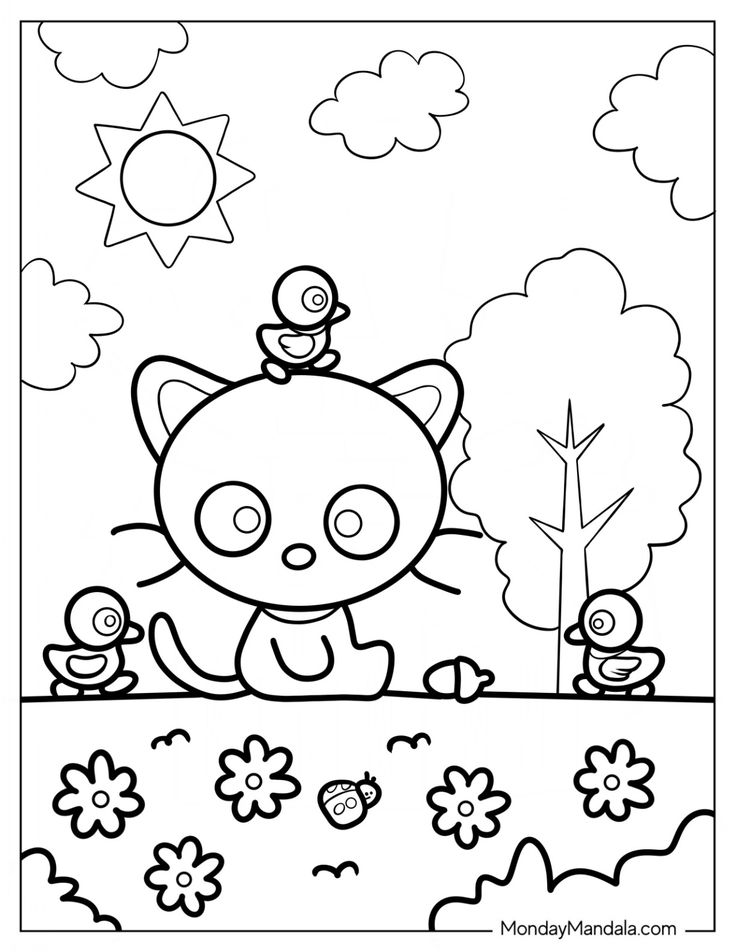 125+ Adorable Chococat Coloring Page Printable