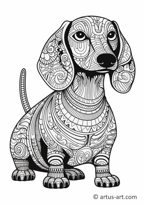 30 Dachshund Coloring Pages Printable 23