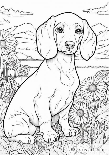 30 Dachshund Coloring Pages Printable 24