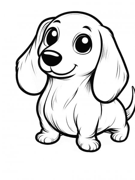 30 Dachshund Coloring Pages Printable 26