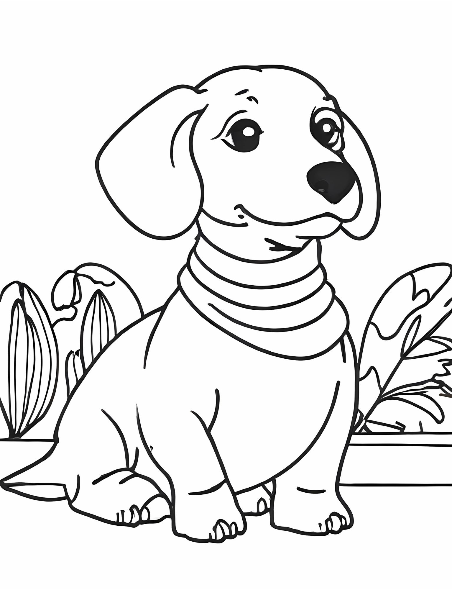 30 Dachshund Coloring Pages Printable 34