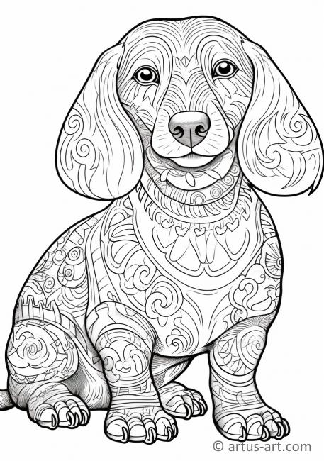 30 Dachshund Coloring Pages Printable 35