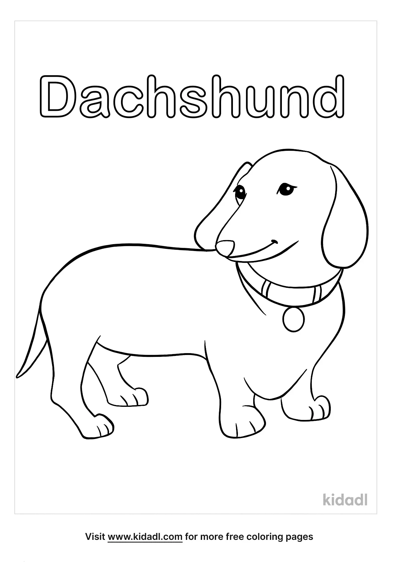 30 Dachshund Coloring Pages Printable 4