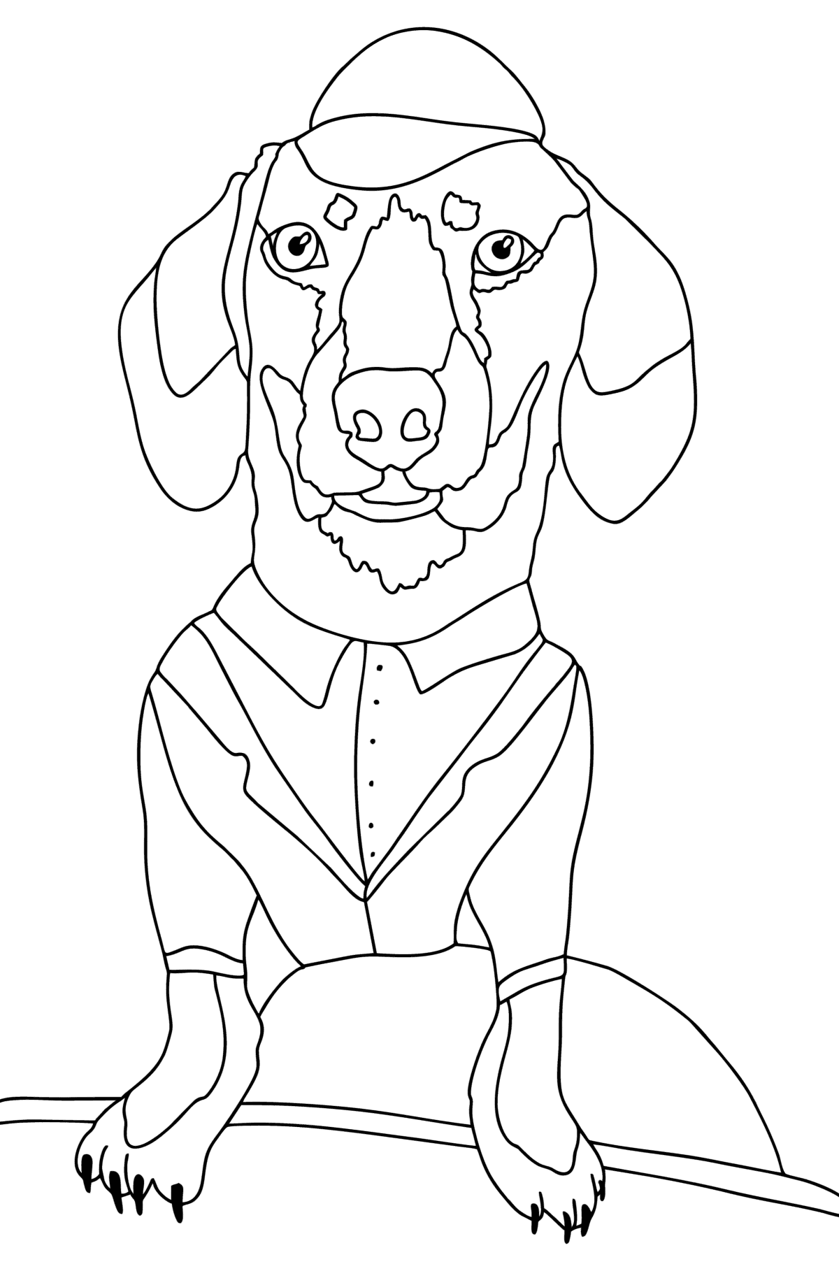 30 Dachshund Coloring Pages Printable 5