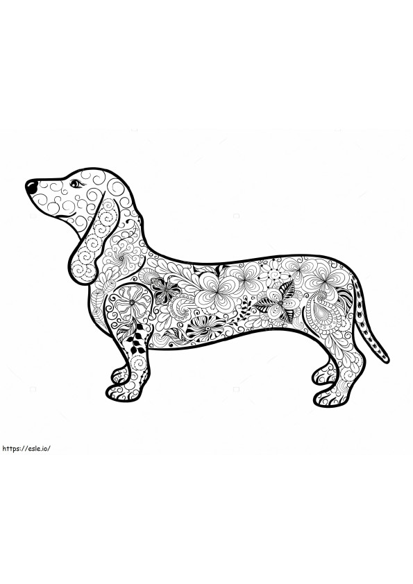 30 Dachshund Coloring Pages Printable 9